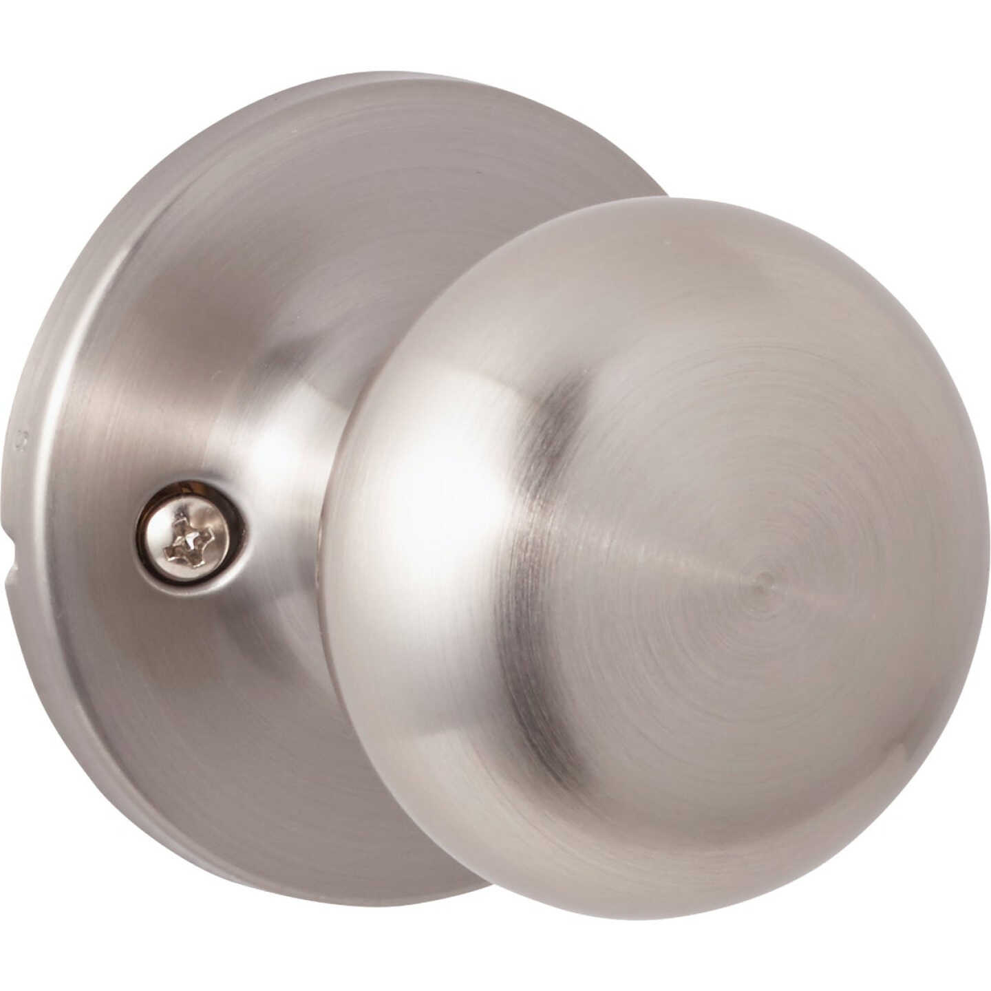 Steel Pro Brushed Nickel Dummy Door Knob Image 1