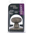 Steel Pro Brushed Nickel Dummy Door Knob Image 2