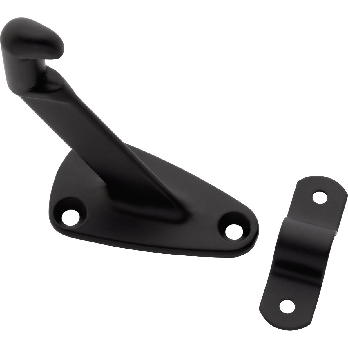 National Hardware Matte Black Handrail Bracket
