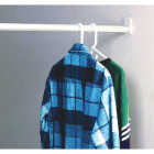 John Sterling Closet-Pro 72 In. to 120 In. x 1 In. Adjustable Closet Rod, White Image 1