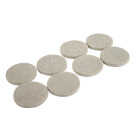 Magic Sliders 1-1/2 In. Round Oatmeal Self Adhesive Felt Pads (8-Pack) Image 1