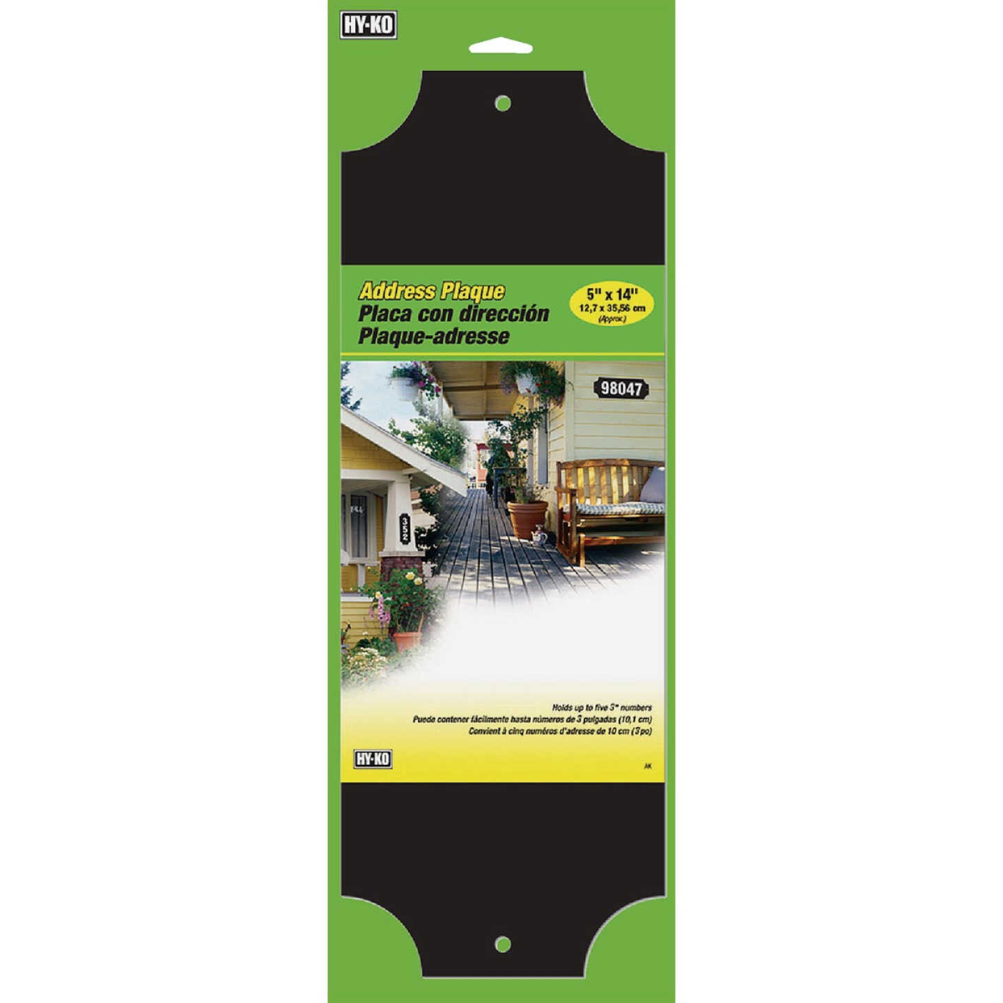 Midwest Fastener Hy-Ko House Number Plaque with Refill Numbers Image 3