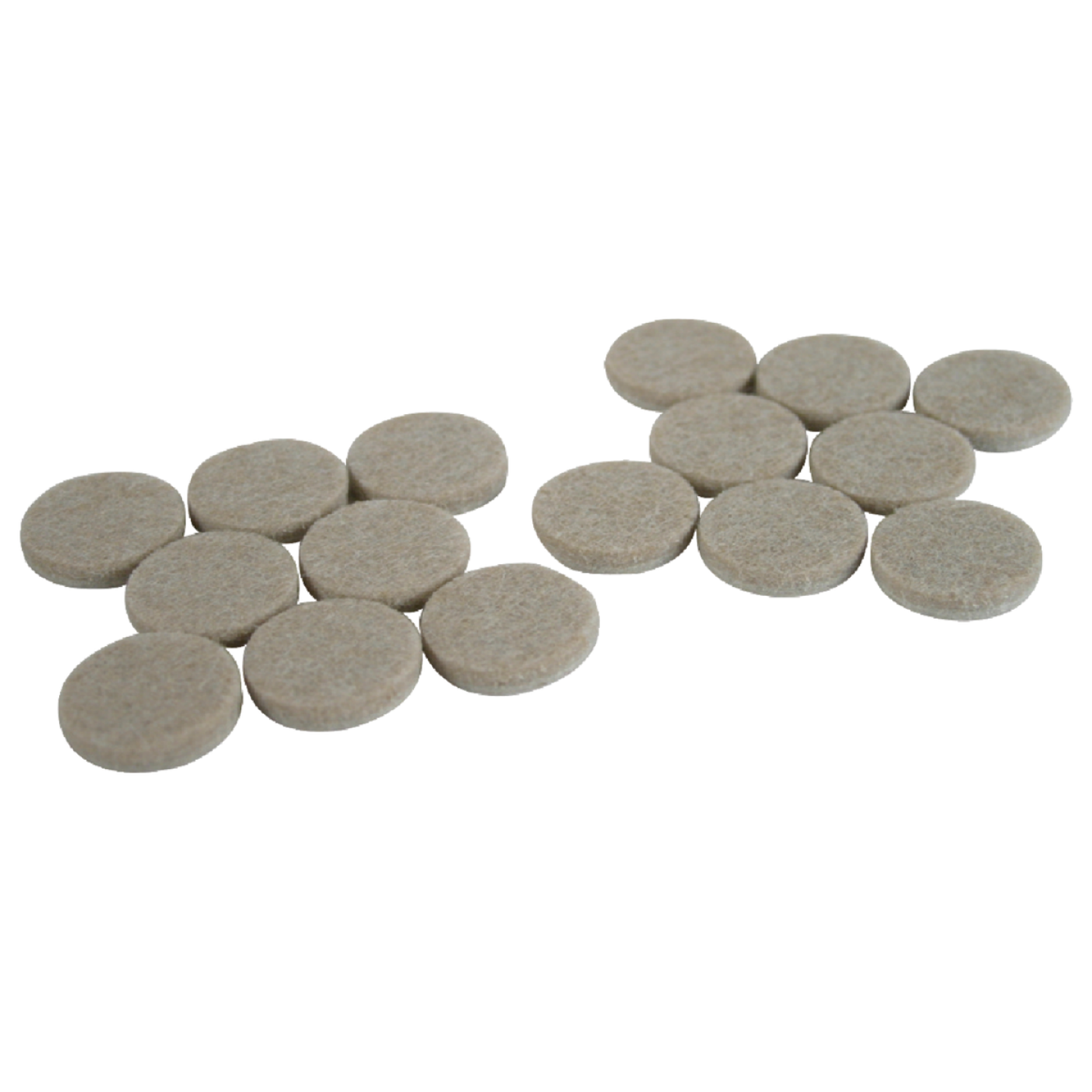Magic Sliders 1 In. Oatmeal Self Adhesive Felt Pads,(16-Count) Image 1