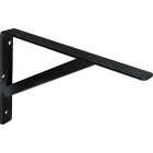 Knape & Vogt 208 Series 16 In. Black Super Duty L-Bracket Image 1