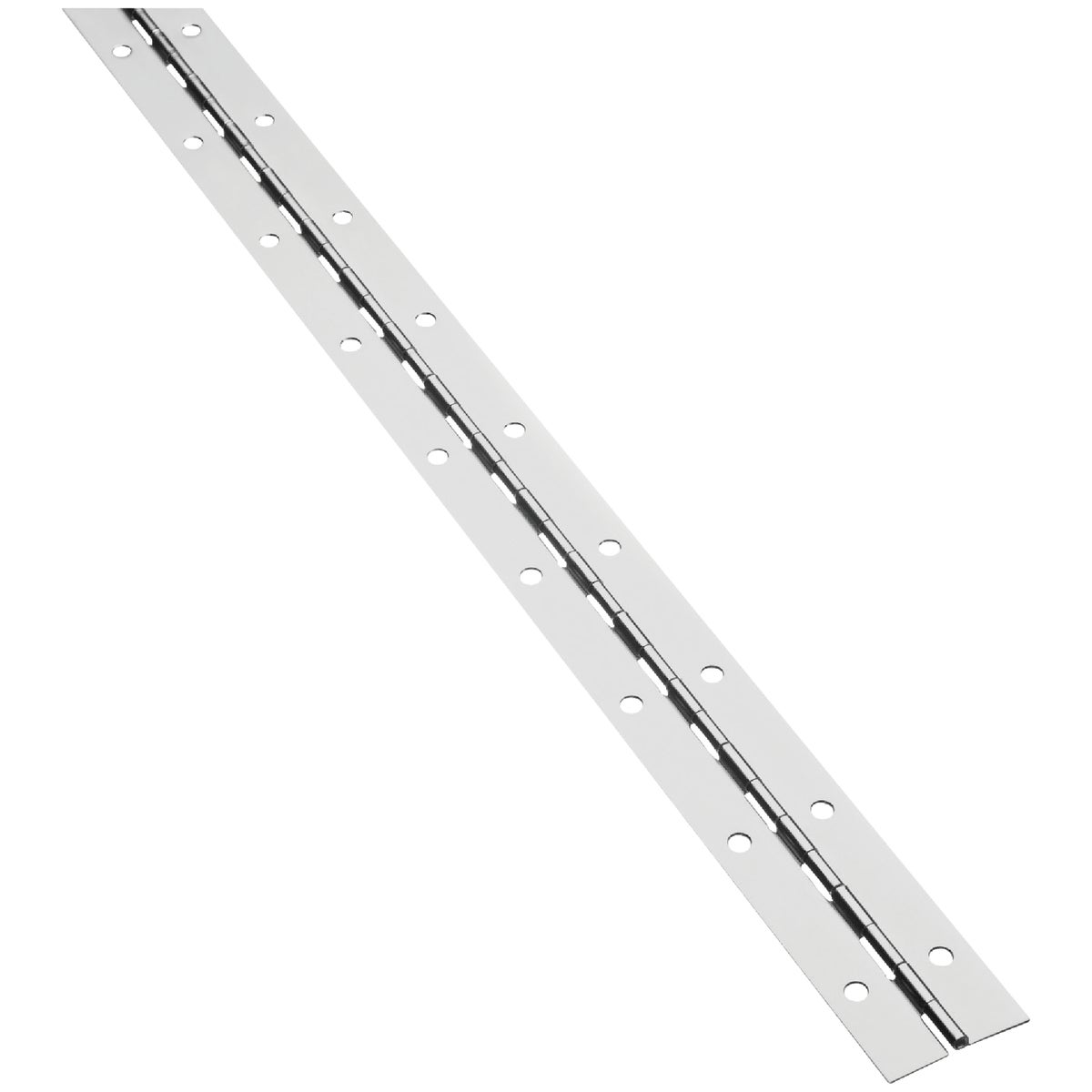 National Hardware Steel 1-1/2 In. x 48 In. Nickel Continuous Hinge