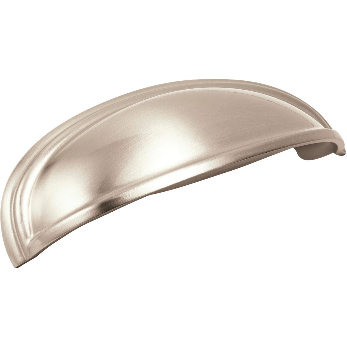 Amerock Ashby 3 & 4 In. Satin Nickel Cup Cabinet Drawer Pull