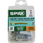 SPAX #8 x 2 In. T10 Plus Cylindrical Head HCR (Exterior Rated) Yellow Trim Screw (100 Ct.) Image 4