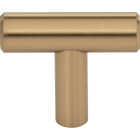 Elements Naples 1-9/16 In. Length Satin Bronze Bar Knob Image 2