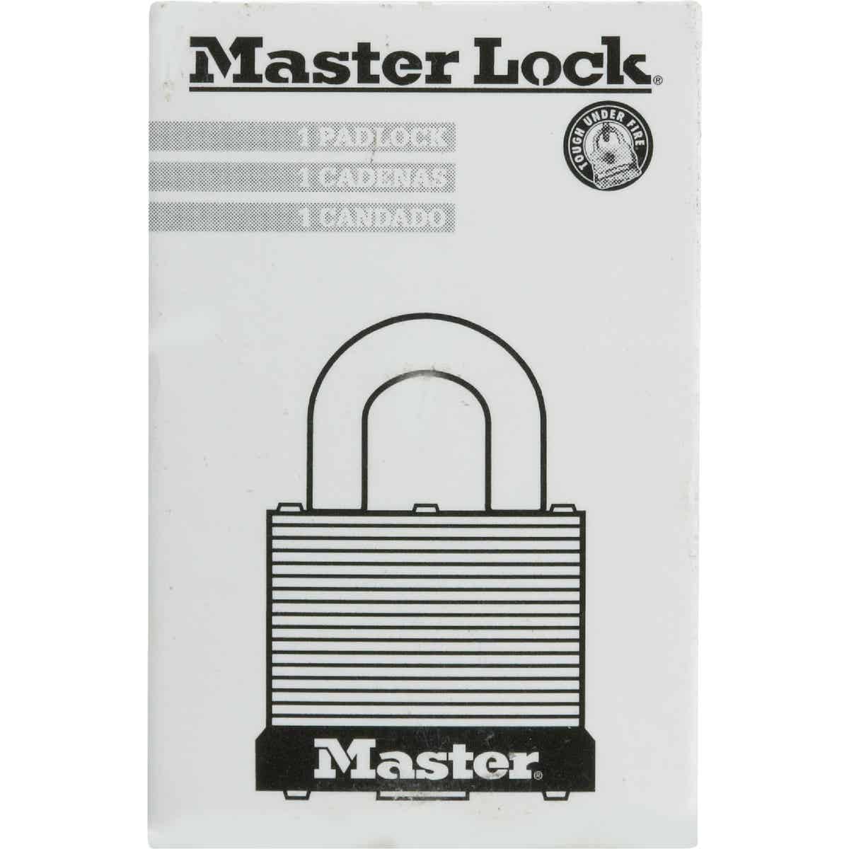 Master Lock P323 1-1/8 In. W. Steel Pin Tumbler Keyed Alike Padlock Image 2