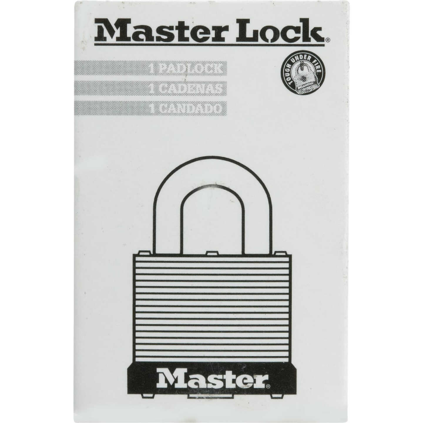 Master Lock P323 1-1/8 In. W. Steel Pin Tumbler Keyed Alike Padlock Image 2