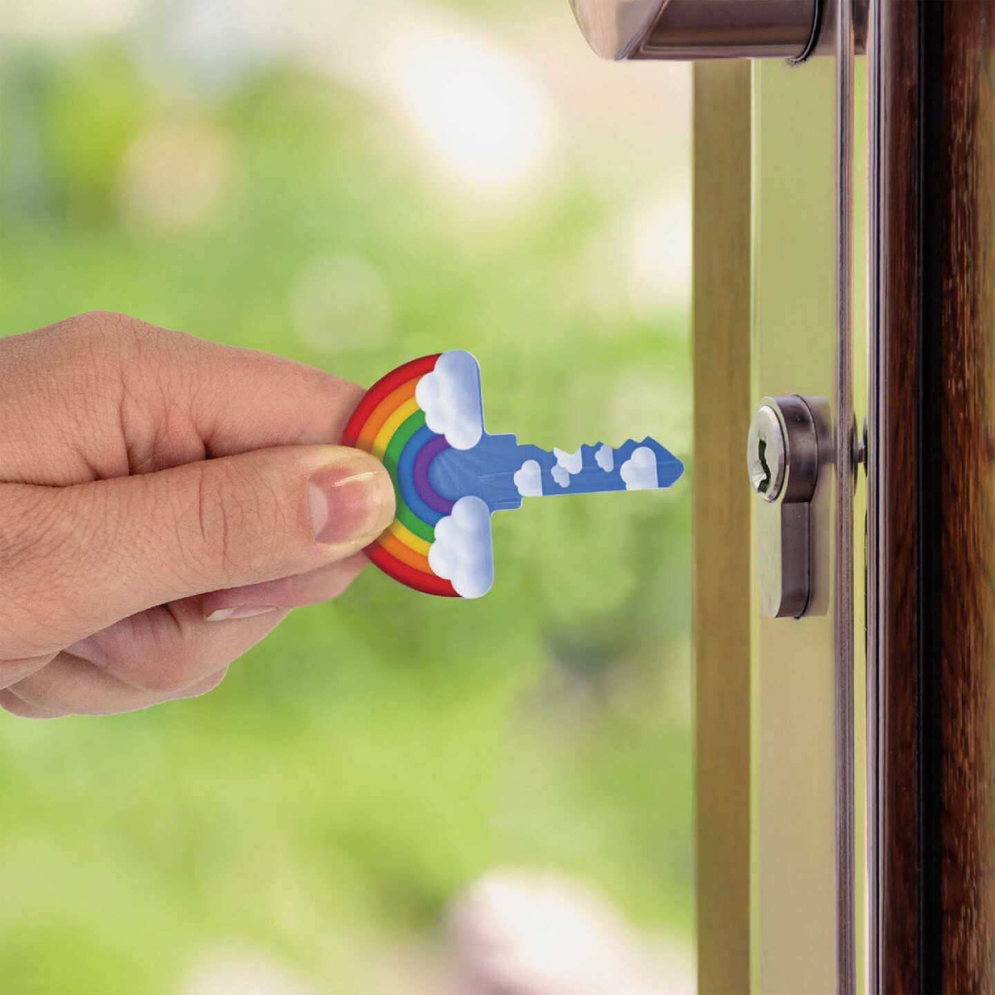 Lucky Line Rainbow Key Shapes Decorative House Key - SC1 Image 2