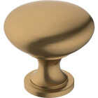 Amerock Edona 1.25 In. Dia. Round Champagne Bronze Cabinet Knob Image 1