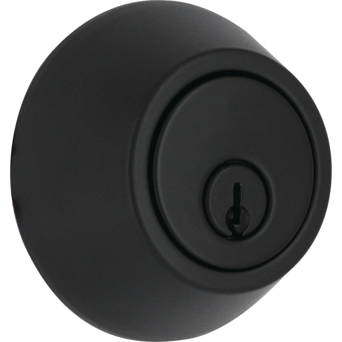 Steel Pro Matte Black Double Cylinder Deadbolt Image 1