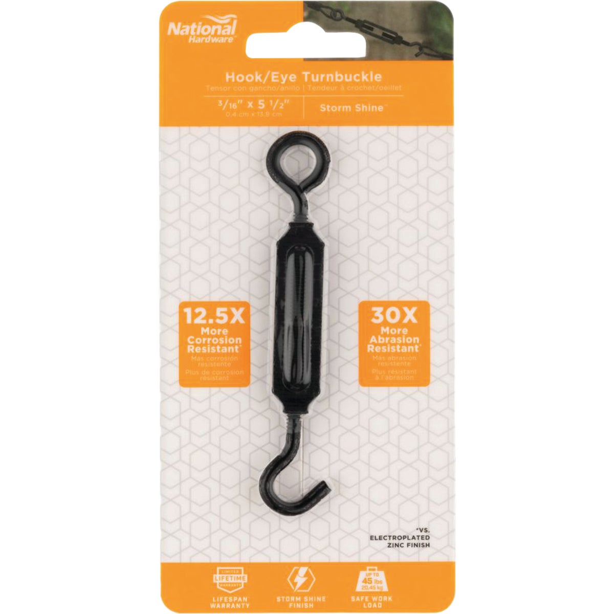 National Hardware 3/16 In. X 5-1/2 In. Hook/Eye Turnbuckle  Image 2