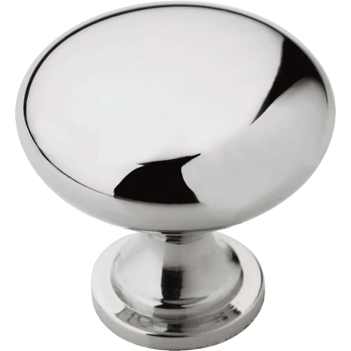 Amerock Edona 1.25 In. Dia. Round Polished Chrome Cabinet Knob Image 1