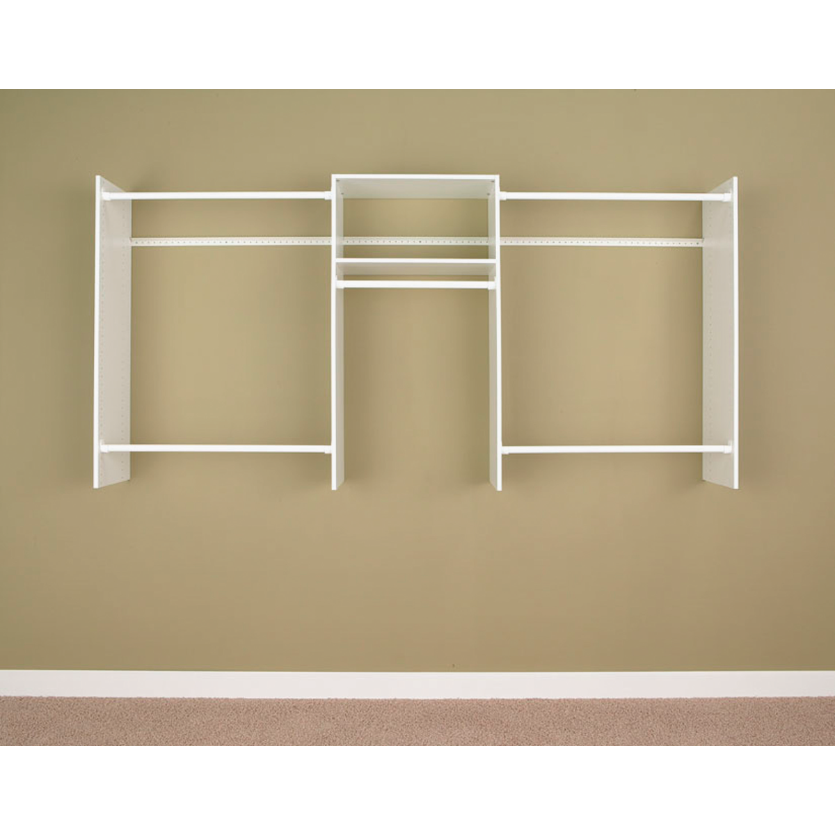Easy Track 8 Ft. Basic Starter Closet System Image 2