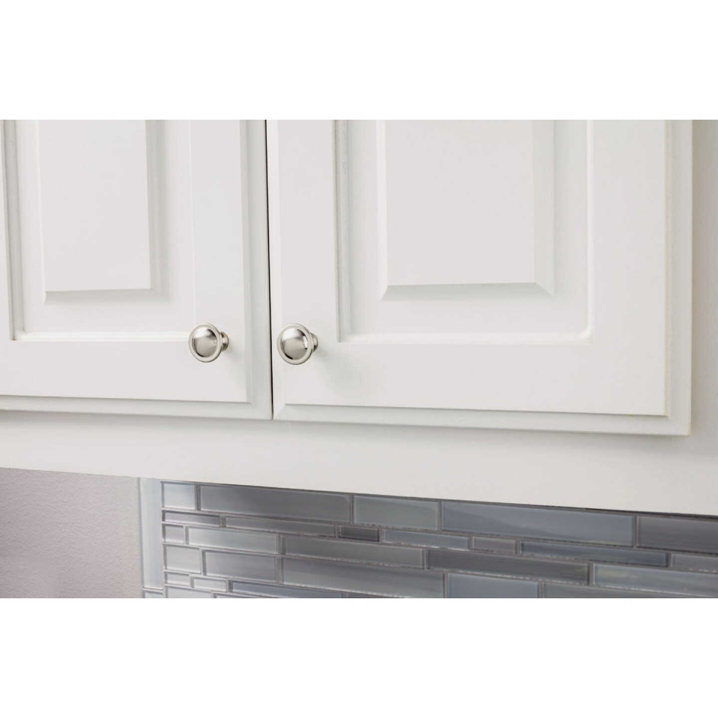 KasaWare 1-1/8 In. Diameter Satin Nickel Cabinet Knob (4-Pack) Image 2