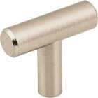 Elements Naples 1-9/16 In. Length Satin Nickel Bar Knob Image 1