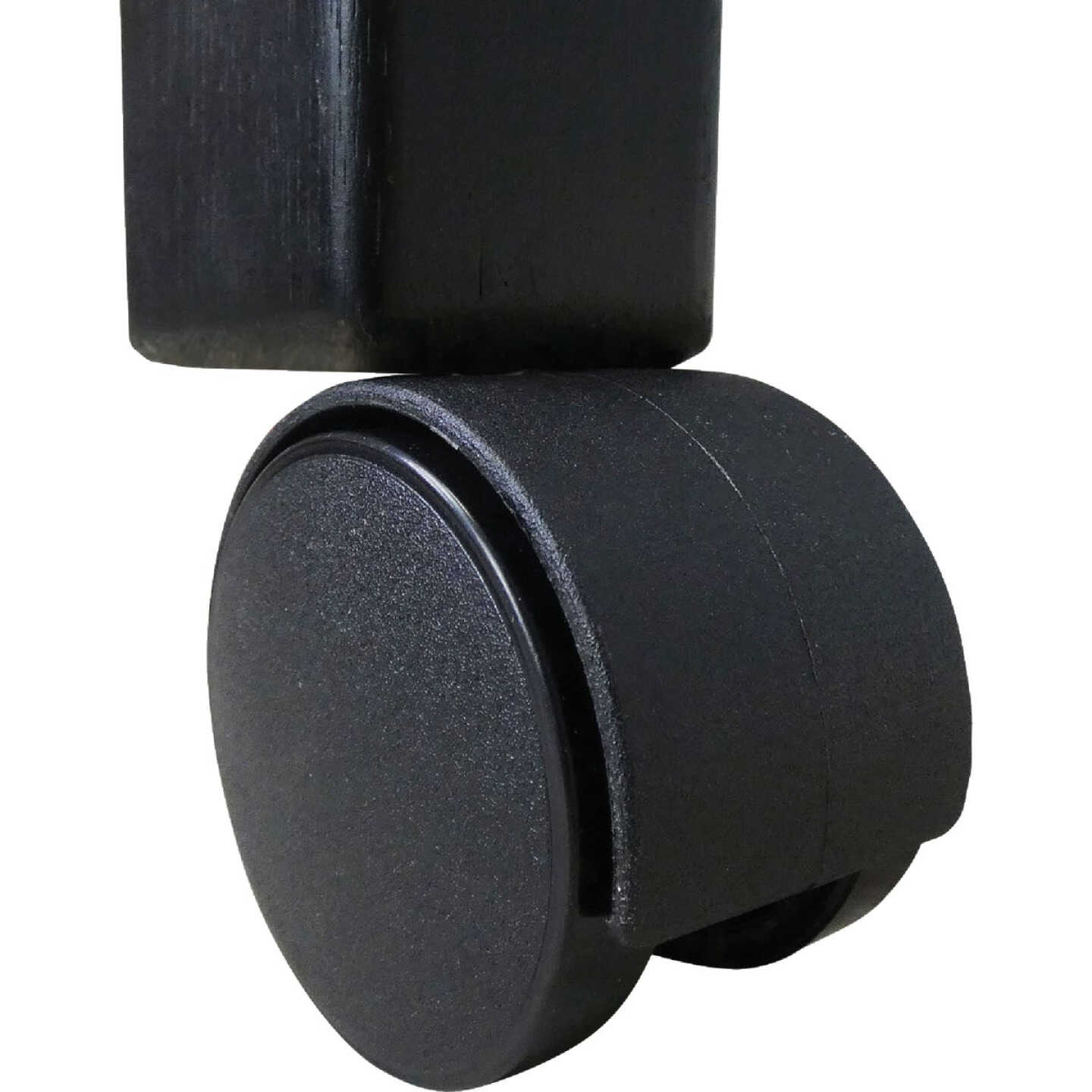Do it 1-5/8 In. Dia. Black Twin Wheel Caster with 1-1/2 In. Stem (2-Pack) Image 1