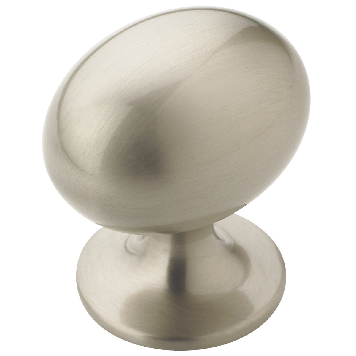 Amerock Everyday Heritage Oval Satin Nickel Cabinet Knob Image 1
