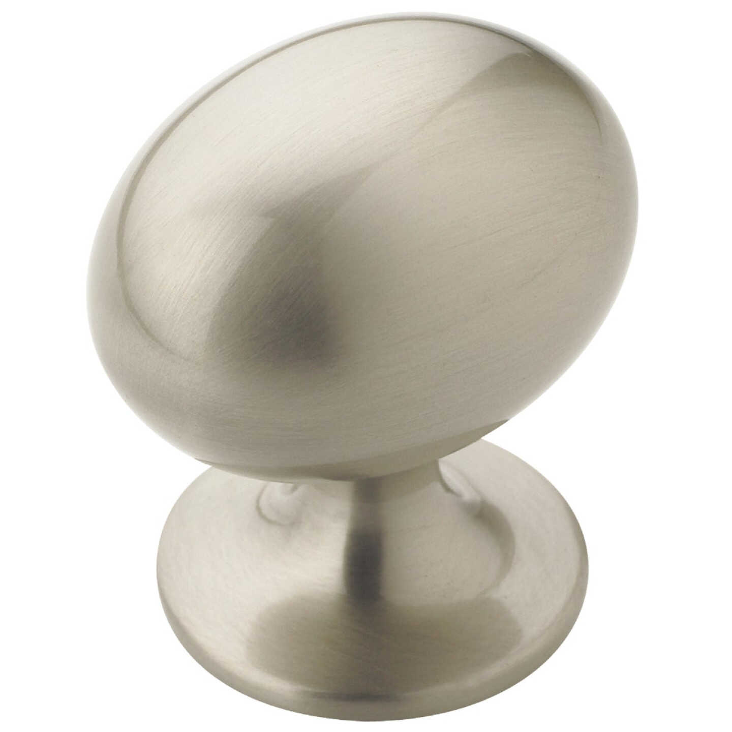 Amerock Everyday Heritage Oval Satin Nickel Cabinet Knob Image 1