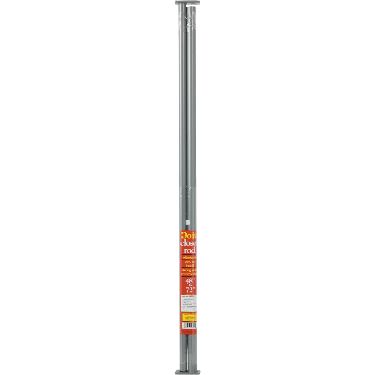 Do it 48 In. to 72 In. Adjustable Closet Rod, Lustra Image 2