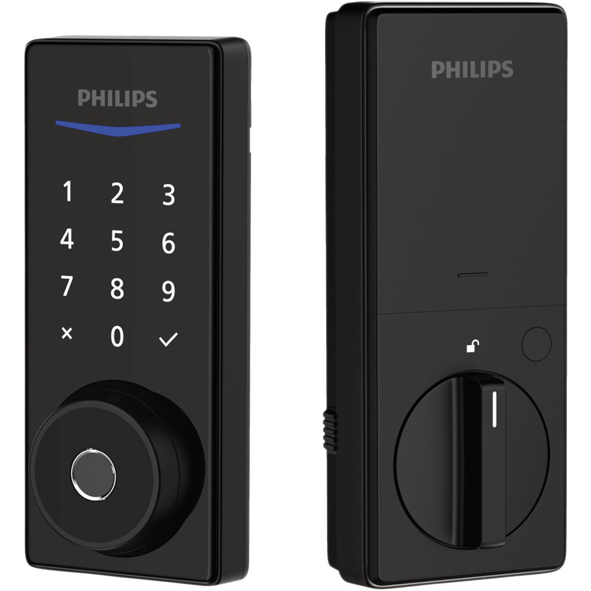 Philips Smart Lock Electronic Deadbolt, Matte Black Image 3