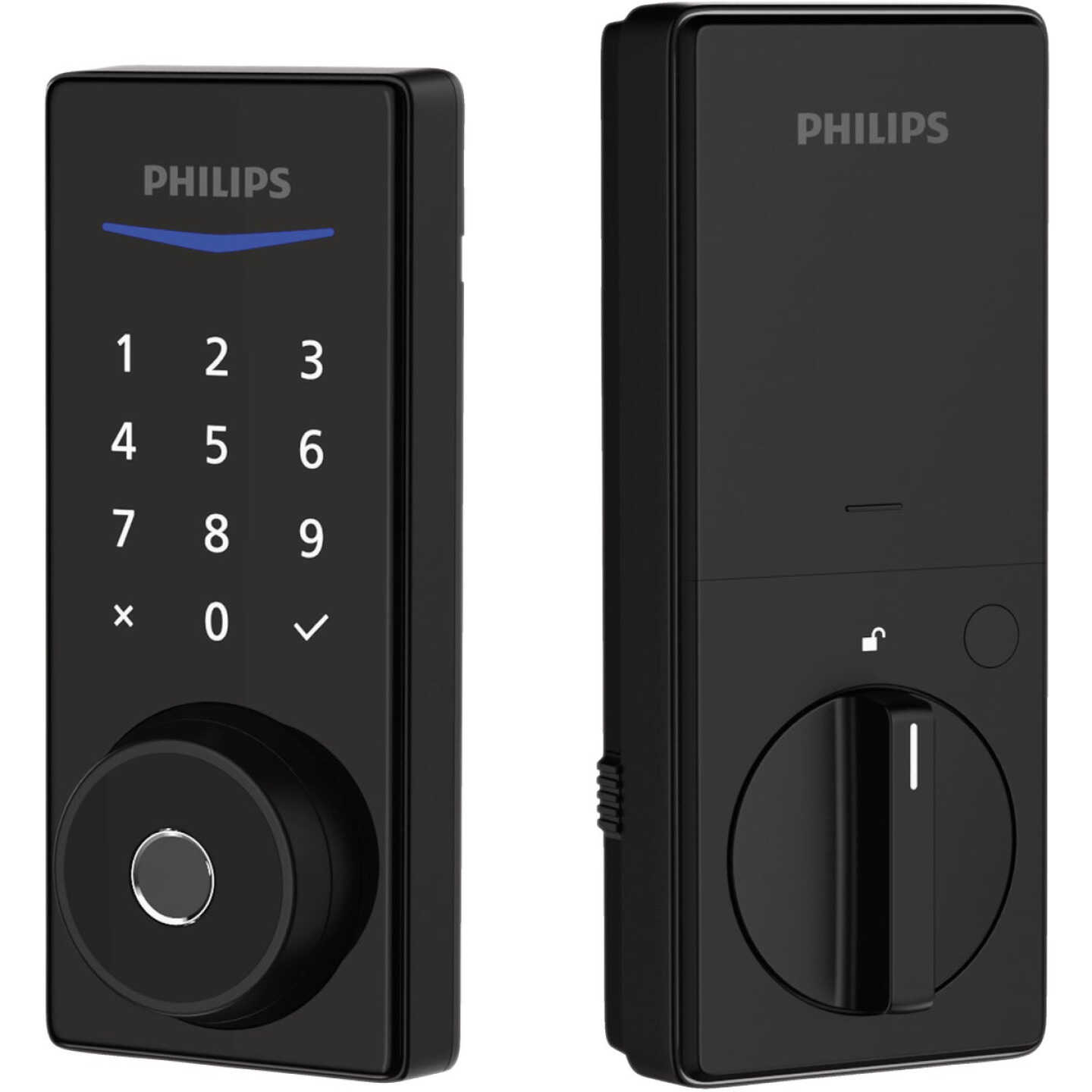 Philips Smart Lock Electronic Deadbolt, Matte Black Image 3