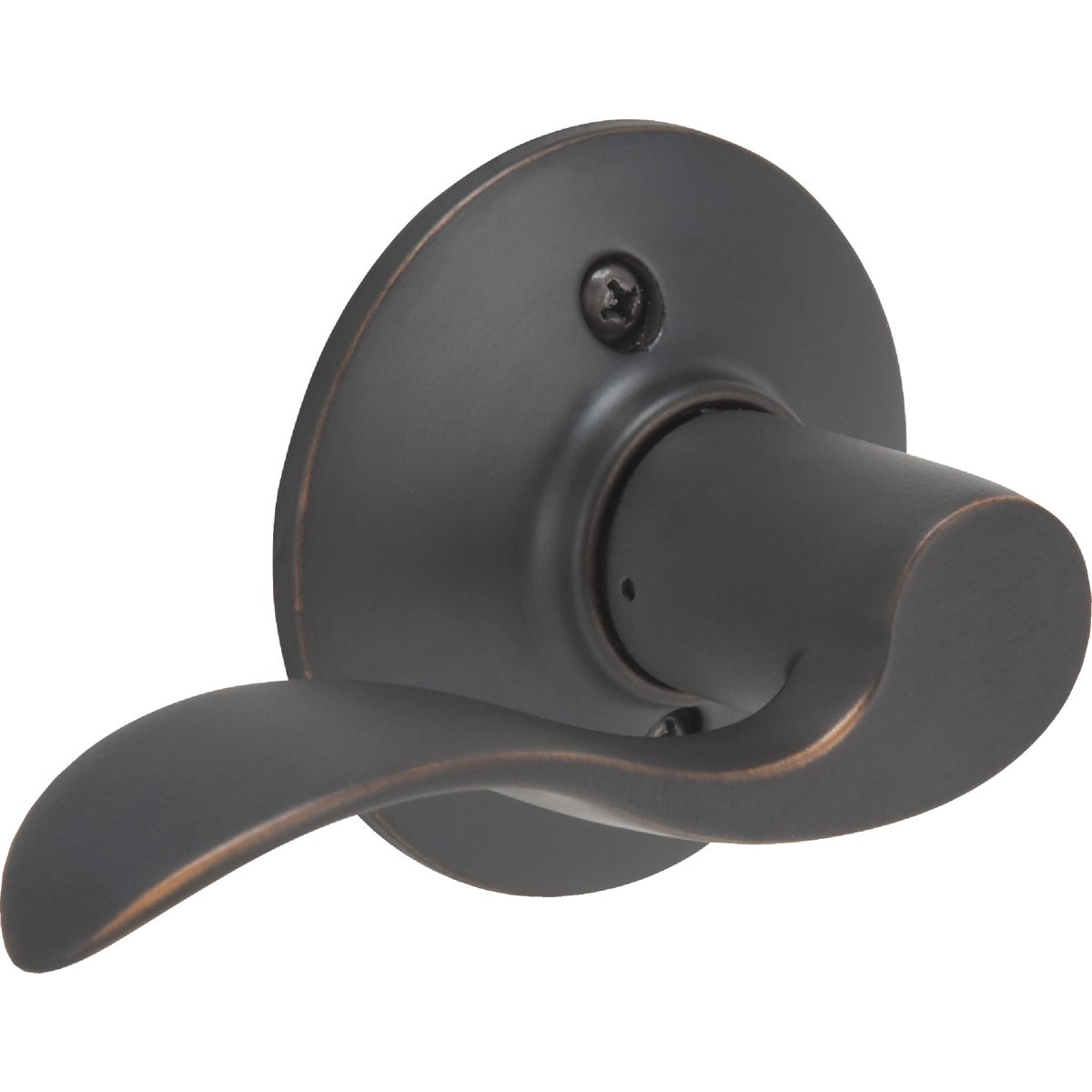 Schlage Accent Left-Handed Aged Bronze Dummy Door Lever Image 3