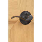 Schlage Aged Bronze Entry Door Handleset with Accent Lever Image 3