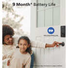 Philips Bluetooth Touchscreen Electronic Deadbolt with Wifi Bridge, Matte Black Image 2