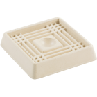 Do it 2 In. Inner Dimension Square Almond Furniture Leg Cup, (4-Pack) Image 1