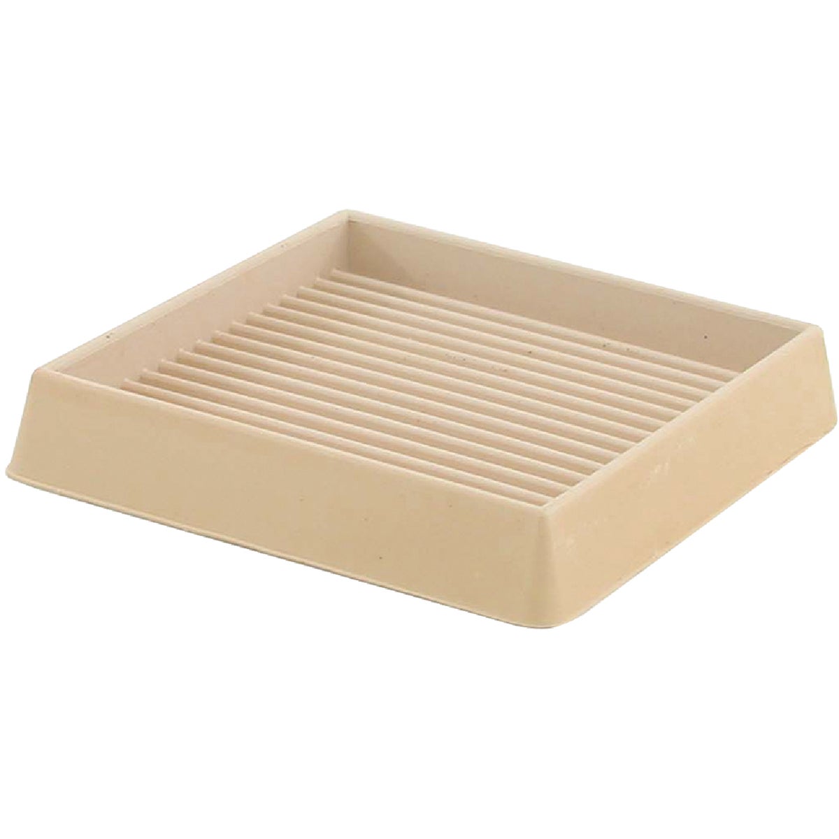 Do it 3 In. Inner Dimension Square Almond Furniture Leg Cup, (2-Pack) Image 1