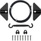 National Hardware Black Anti-Sag Gate Kit Image 1