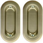 Johnson Hardware Oval Flush Pocket Door Pull Image 1