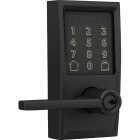 Schlage Encode Smart WiFi Matte Black Latitude Lever with Century Trim Image 4