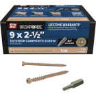 Grip-Rite DeckForce #9 x 2-1/2 In. Tan Composite Deck Screw (1 Lb.) Image 1