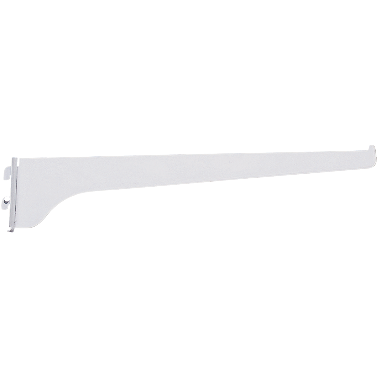 Knape & Vogt 180 Series 10 In. Titanium Steel Regular-Duty Single-Slot Shelf Bracket Image 1