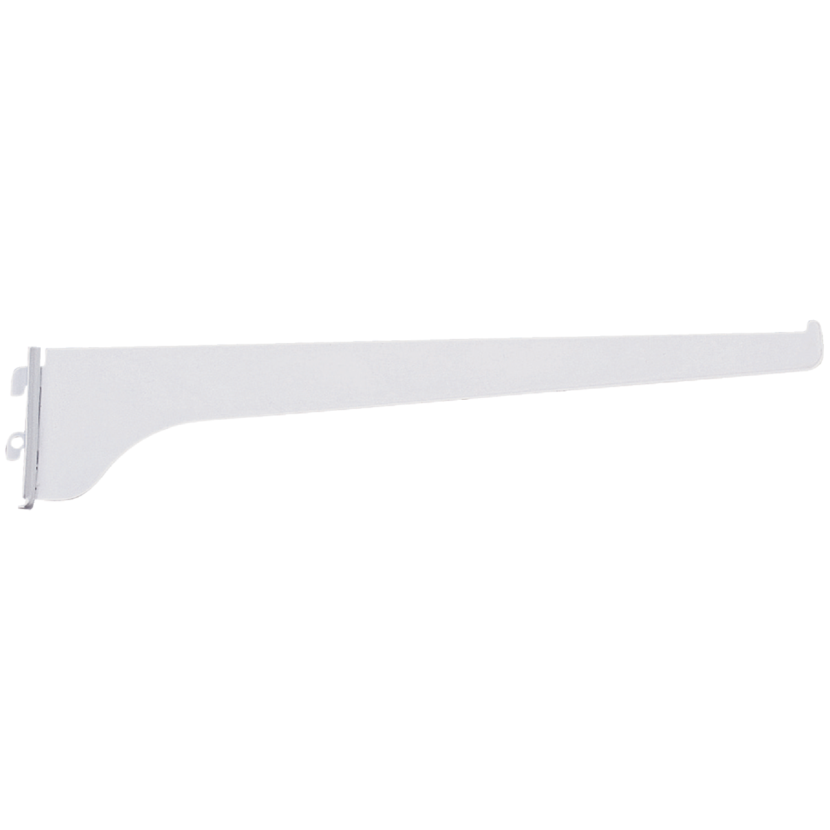 Knape & Vogt 180 Series 12 In. Titanium Steel Regular-Duty Single-Slot Shelf Bracket Image 1