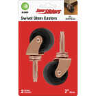 Super Sliders 2 In. Rubber Stem Caster (2-Pack) Image 1