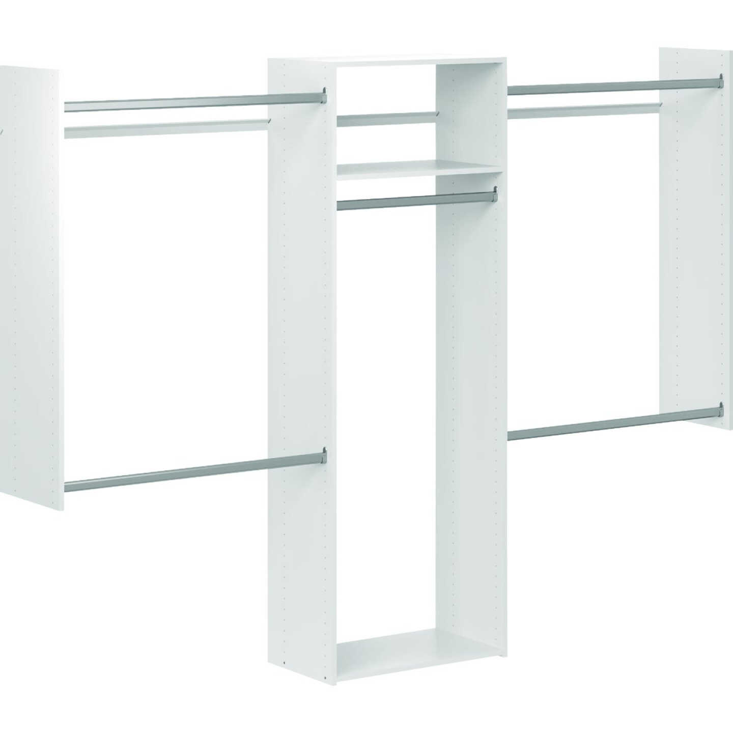 Easy Track Create Collection Wood Laminate Closet Kit Image 1