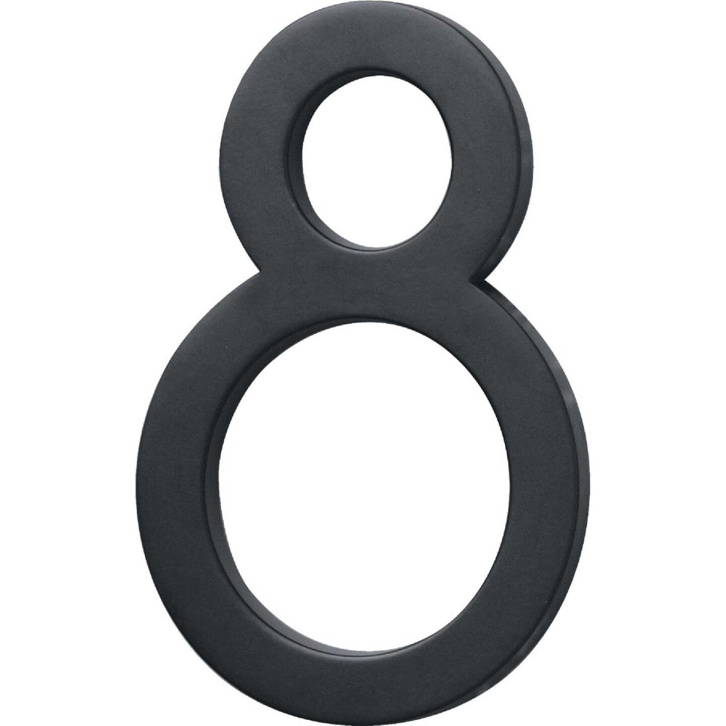 Hy-Ko Architectural Series 6 In. Satin Black House Number Eight Image 1