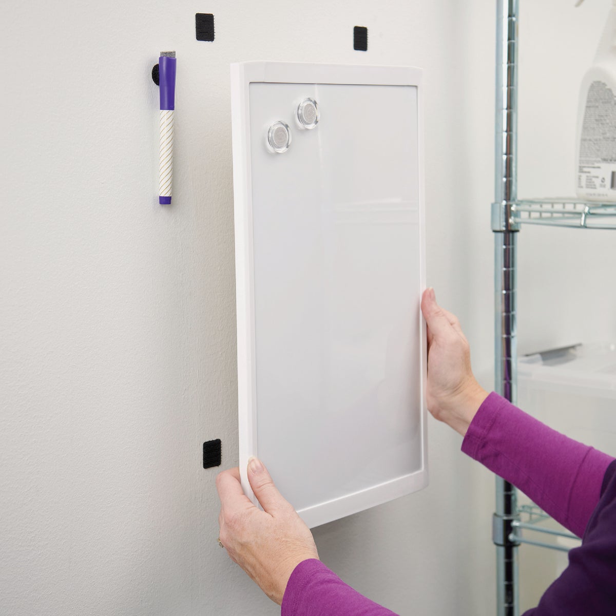 Wrap-It Storage Stick 'Em 1 In. Black Hook & Loop Square (24 Ct.) Image 6