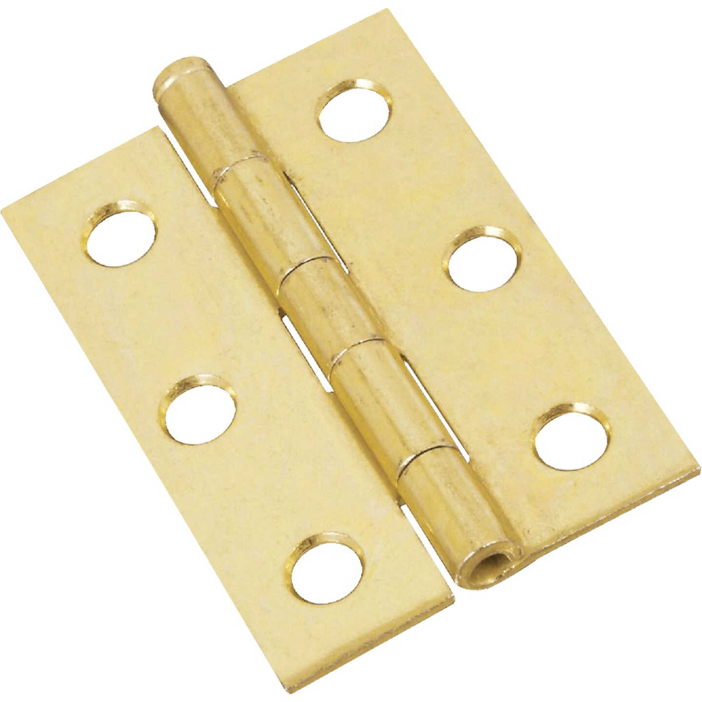 National Hardware 2-1/2 In. Brass Loose-Pin Narrow Hinge (2-Pack) Image 1
