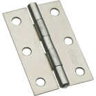 National Hardware 3 In. Zinc Tight-Pin Narrow Hinge (2-Pack) Image 1