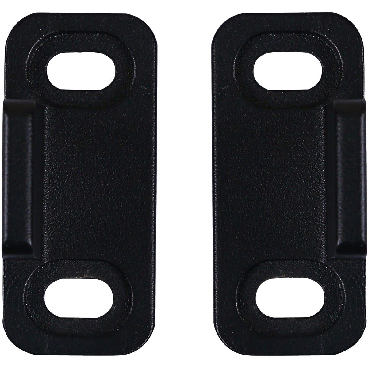 National Hardware Matte Black Double Floor Guide