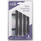 KasaWare 136 mm (5-3/8 In.) L. Matte Black 3 In. Center-to-Center Cabinet Pull (6-Pack) Image 2