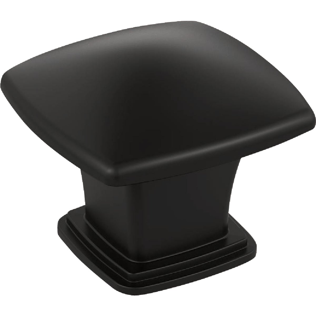 Amerock Garfield 1.1875 In. L. Matte Black Knob