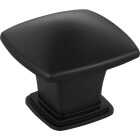 Amerock Garfield 1.1875 In. L. Matte Black Knob Image 1