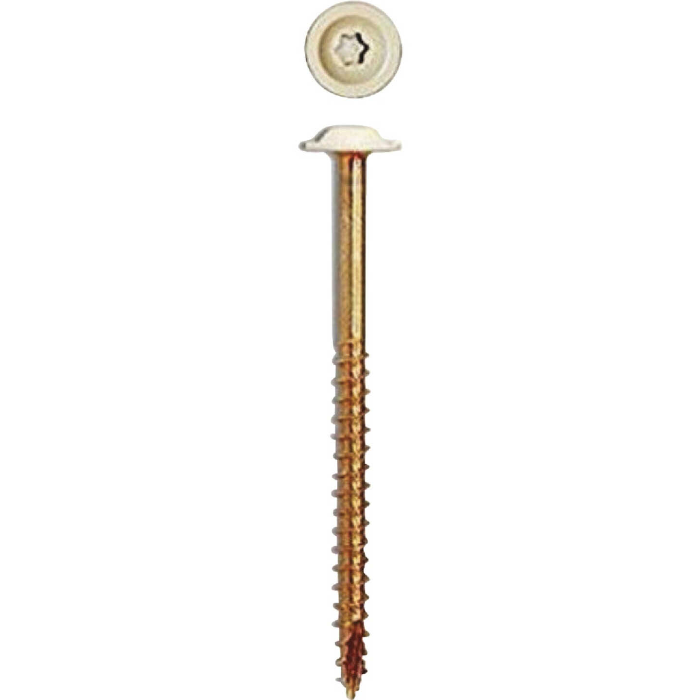 GRK #8 x 1-1/2 In. Star Drive White Cabinet Screw (80-Count) Image 5